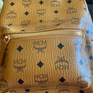 MCM Medium Size Side Studded Backpack